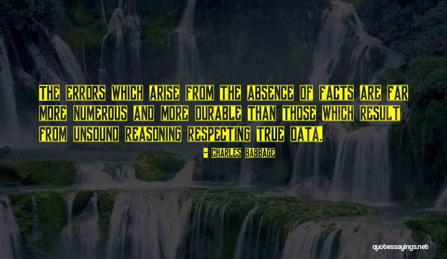 Science And Reasoning Quotes By Charles Babbage Science And Reasoning Quotes By Charles Babbage