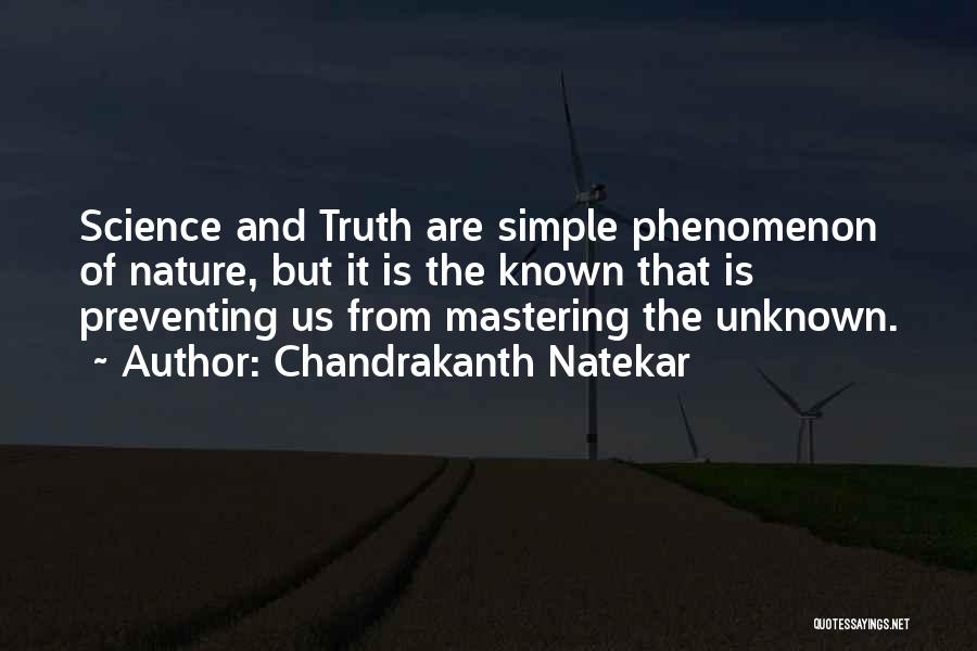 Science And Spirituality Quotes By Chandrakanth Natekar