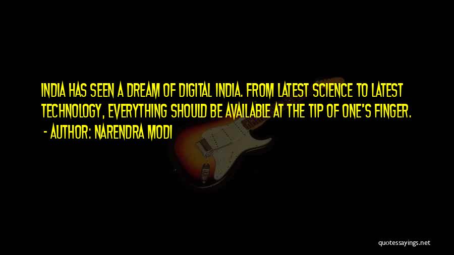 Science And Technology In India Quotes By Narendra Modi