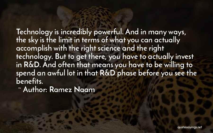 Science Benefits Quotes By Ramez Naam