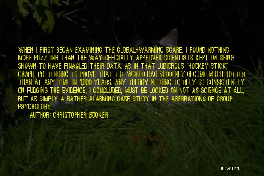 Science Data Quotes By Christopher Booker