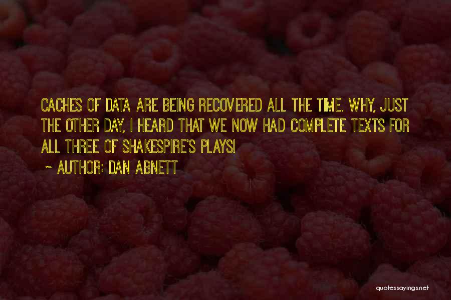 Science Data Quotes By Dan Abnett