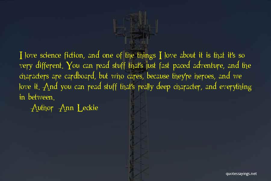 Science Fiction Love Quotes By Ann Leckie