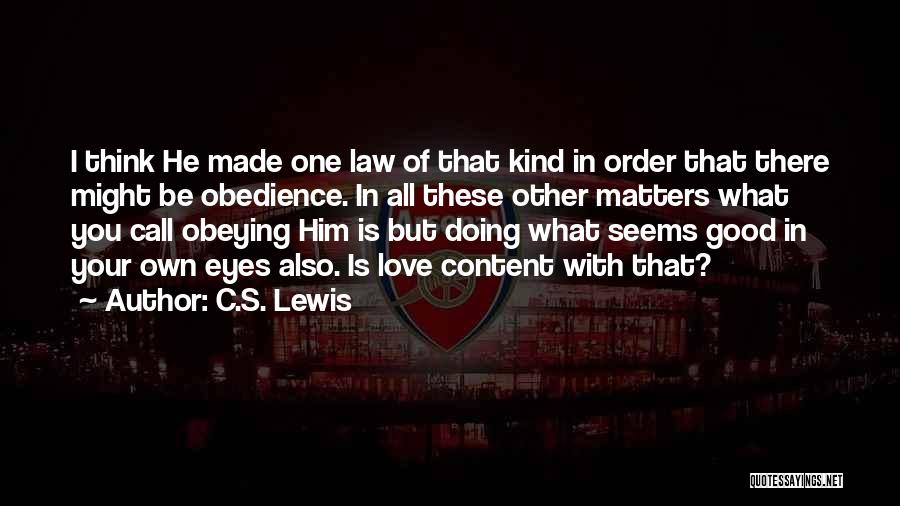 Science Fiction Love Quotes By C.S. Lewis