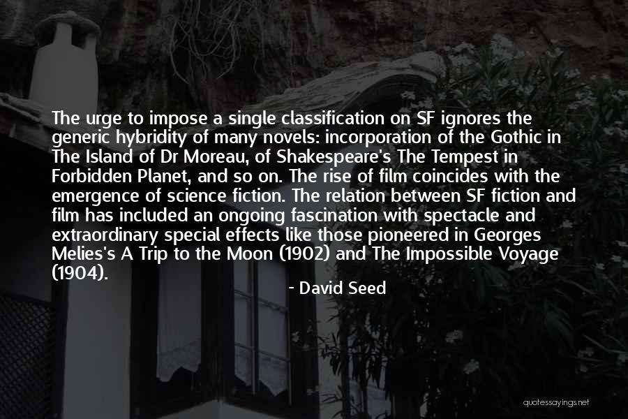 Science Fiction Novels Quotes By David Seed