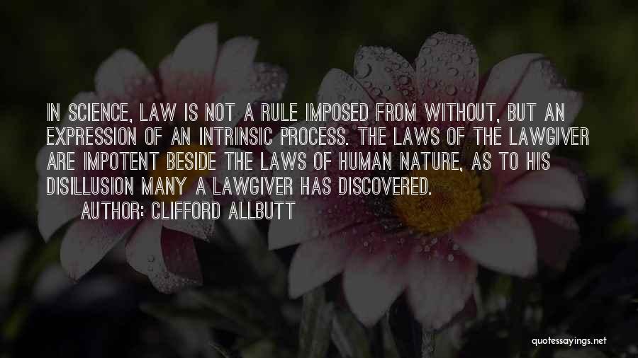 Science Of Human Nature Quotes By Clifford Allbutt