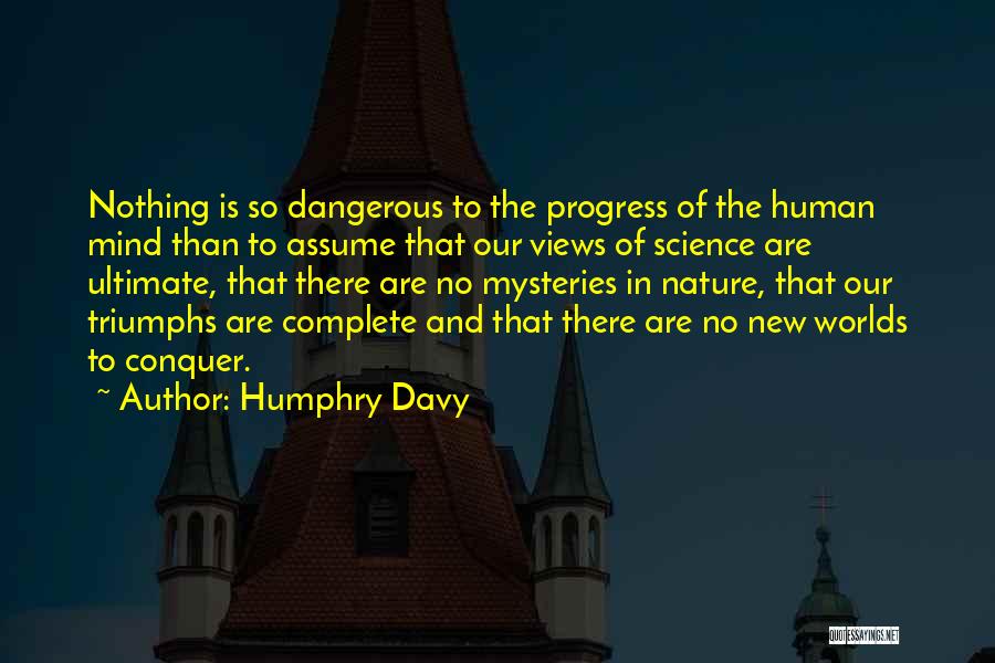 Science Of Human Nature Quotes By Humphry Davy