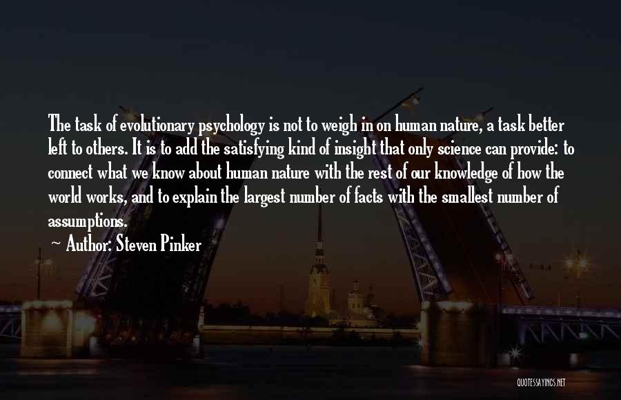 Science Of Human Nature Quotes By Steven Pinker