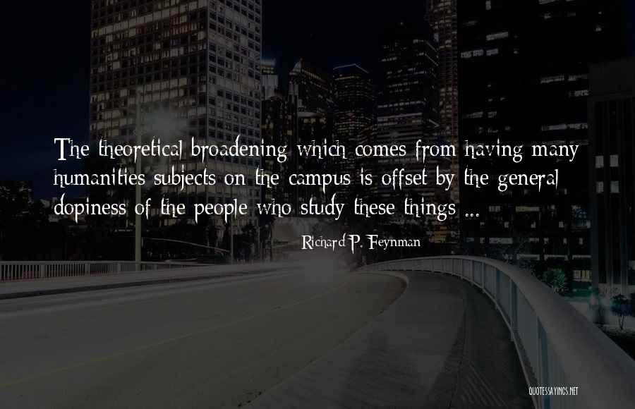 Science Subjects Quotes By Richard P. Feynman