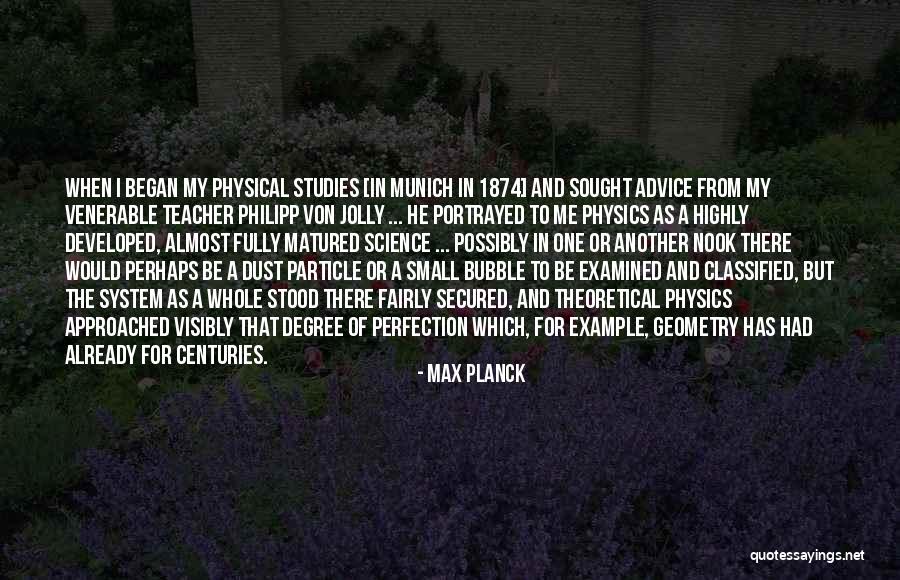 Science Teacher Quotes By Max Planck Science Teacher Quotes By Max Planck