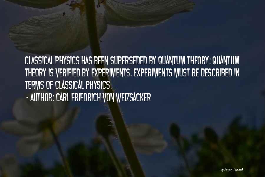 Science Terms Quotes By Carl Friedrich Von Weizsacker