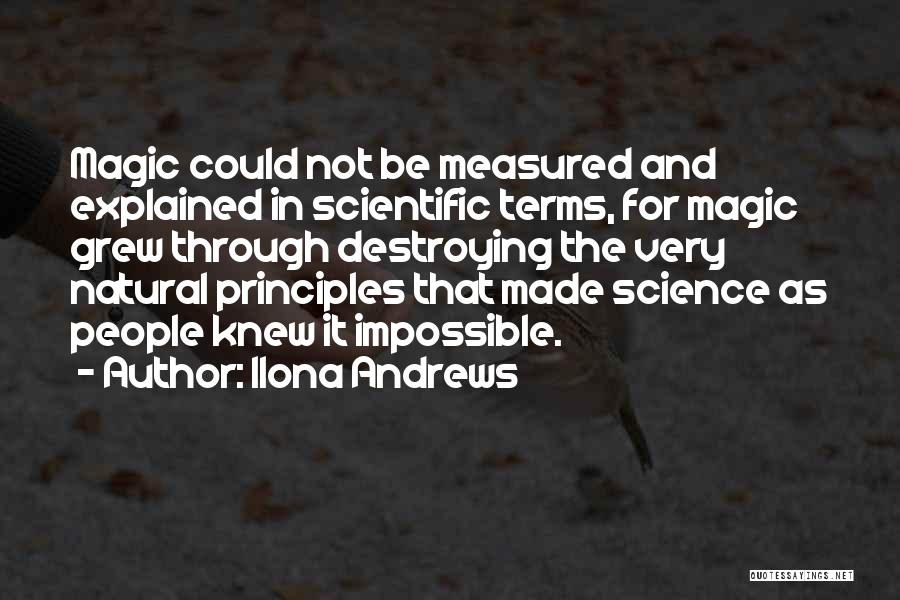 Science Terms Quotes By Ilona Andrews