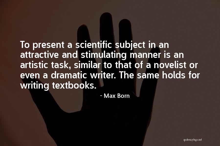 Science Textbooks Quotes By Max Born Science Textbooks Quotes By Max Born