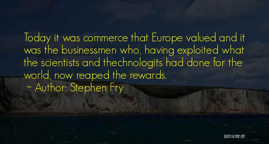 Science Vs Commerce Quotes By Stephen Fry