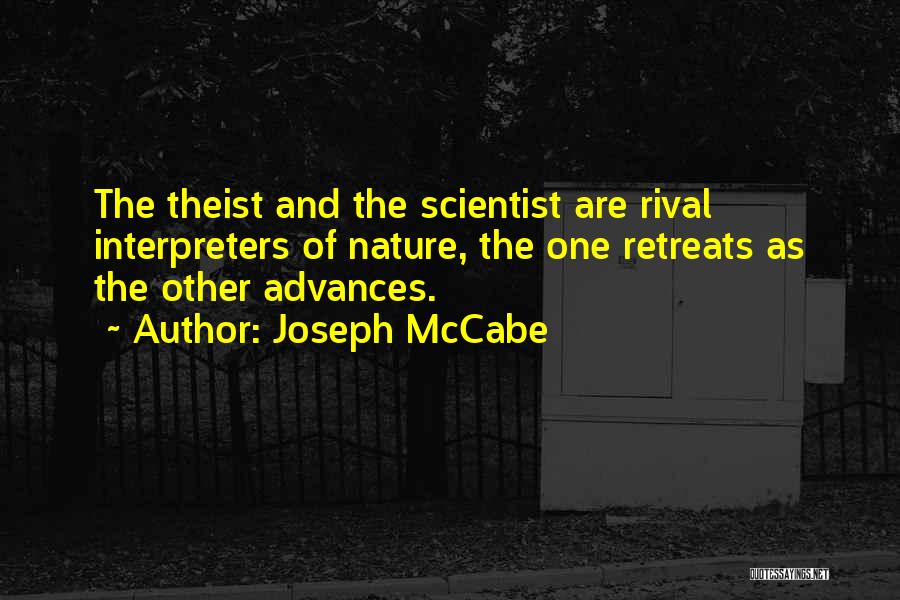 Science Vs Nature Quotes By Joseph McCabe