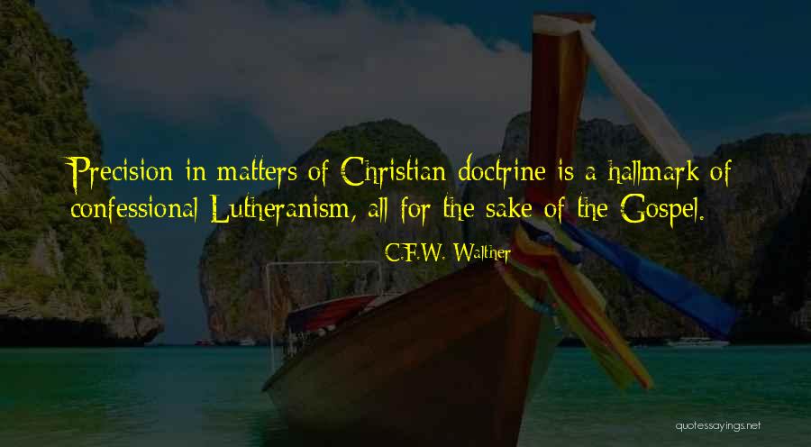 Sciential In A Sentence Quotes By C.F.W. Walther Sciential In A Sentence Quotes By C.F.W. Walther