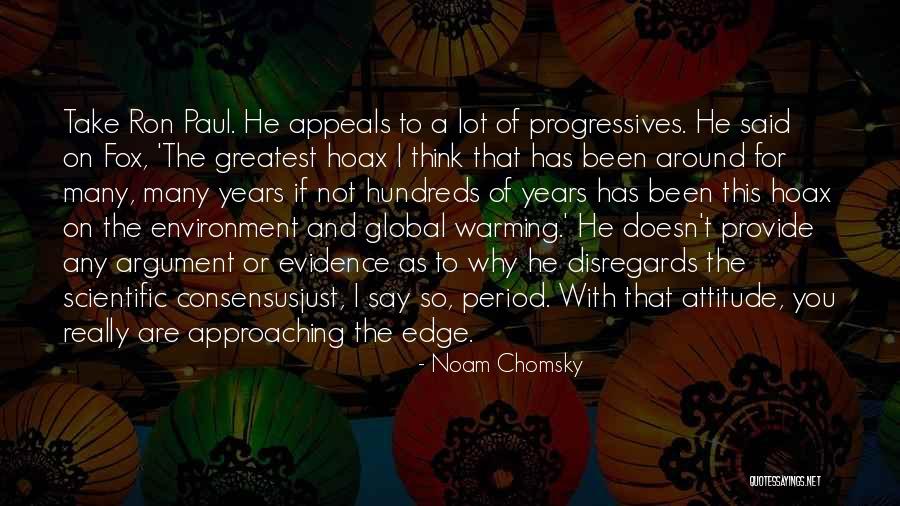 Scientific Consensus Quotes By Noam Chomsky