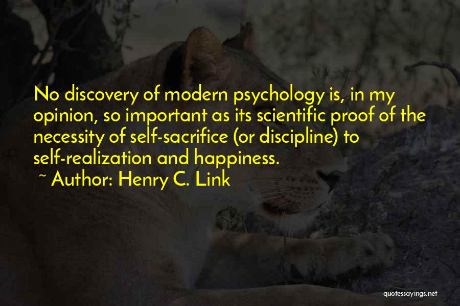 Scientific Discovery Quotes By Henry C. Link