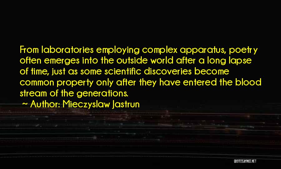 Scientific Discovery Quotes By Mieczyslaw Jastrun