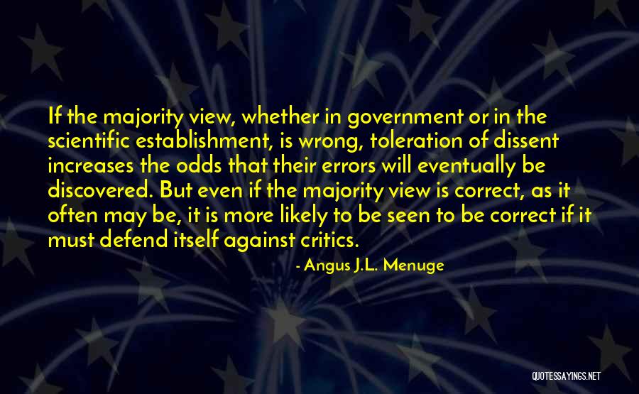 Scientific Errors Quotes By Angus J.L. Menuge Scientific Errors Quotes By Angus J.L. Menuge