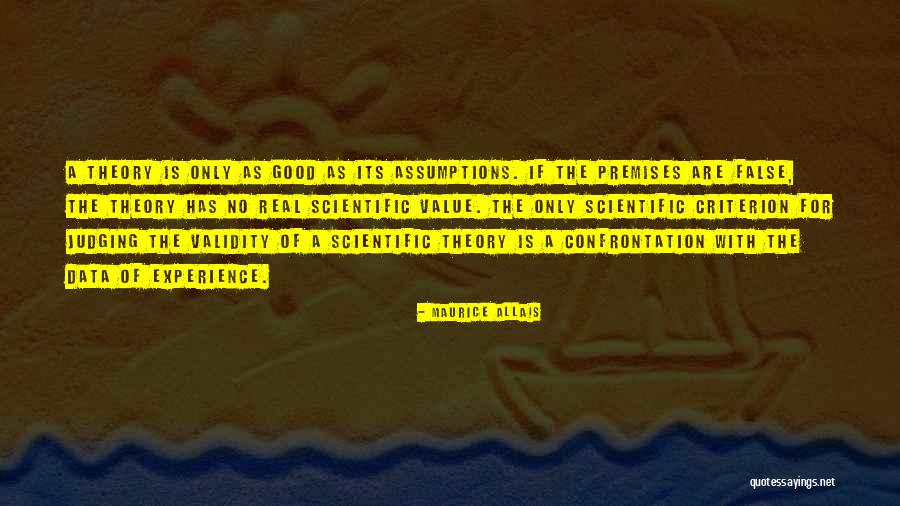 Scientific False Quotes By Maurice Allais Scientific False Quotes By Maurice Allais