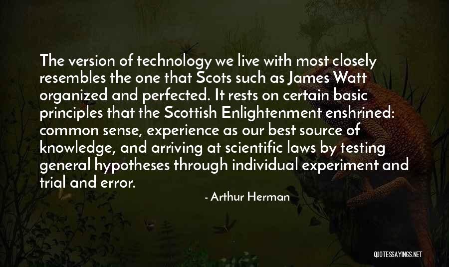 Scientific Knowledge Quotes By Arthur Herman