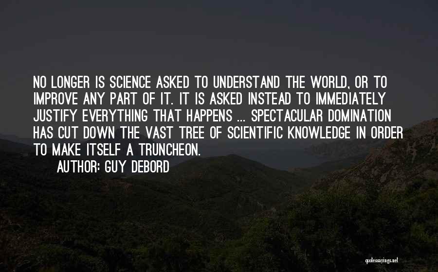 Scientific Knowledge Quotes By Guy Debord