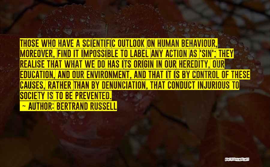 Scientific Outlook Quotes By Bertrand Russell