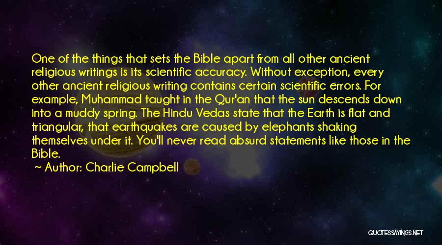 Scientific Writing Quotes By Charlie Campbell