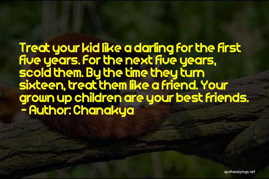 Scold Friends Quotes By Chanakya