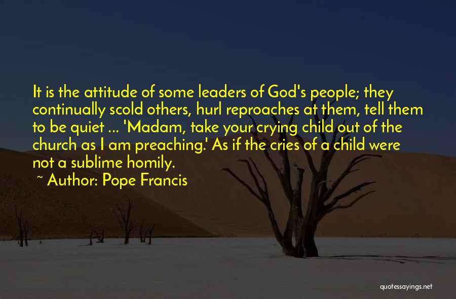 Scold Quotes By Pope Francis