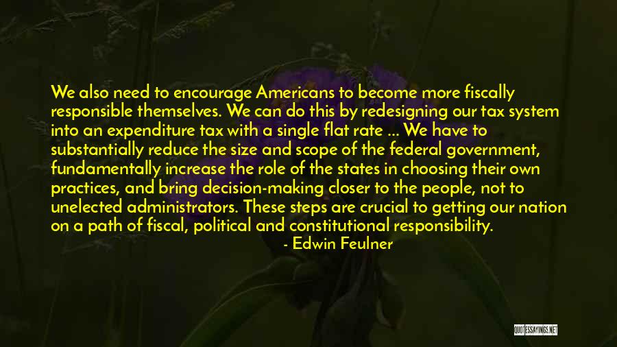 Scope Of Government Quotes By Edwin Feulner Scope Of Government Quotes By Edwin Feulner