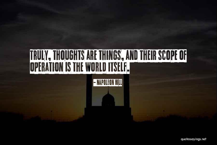 Scope Quotes By Napoleon Hill