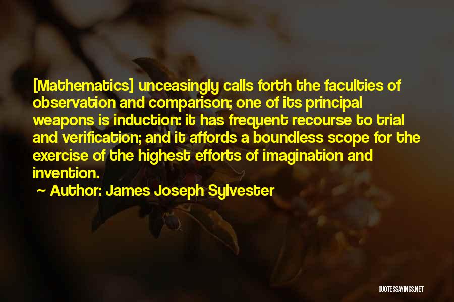 Scope Trial Quotes By James Joseph Sylvester