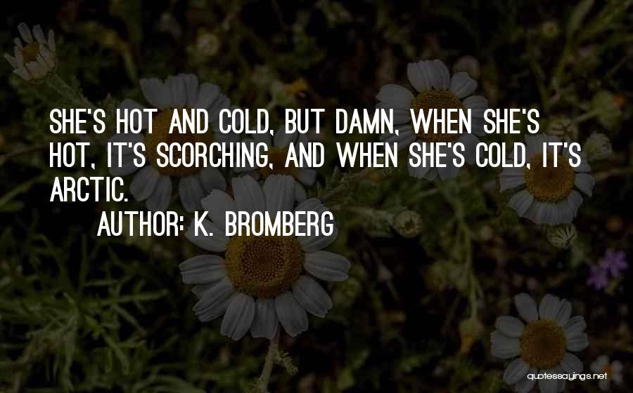 Scorching Hot Quotes By K. Bromberg