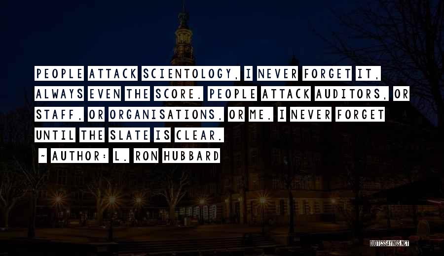 Score Quotes By L. Ron Hubbard