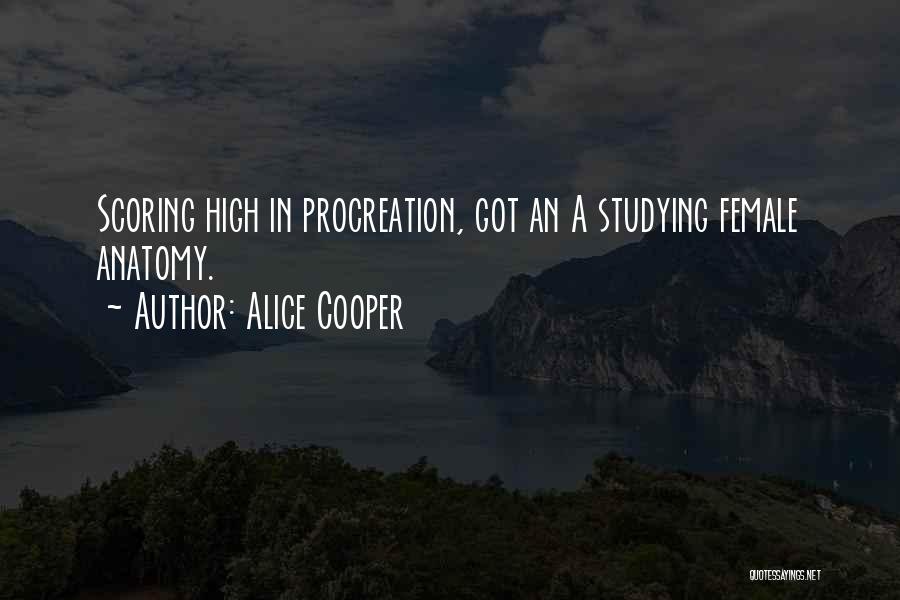 Scoring Quotes By Alice Cooper