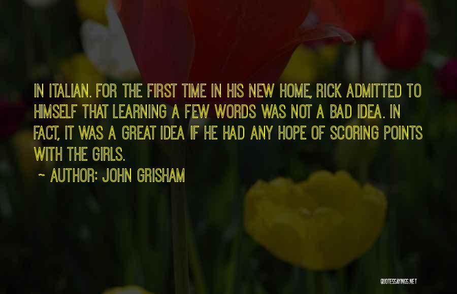 Scoring Quotes By John Grisham