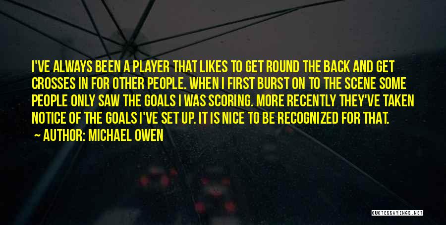 Scoring Quotes By Michael Owen