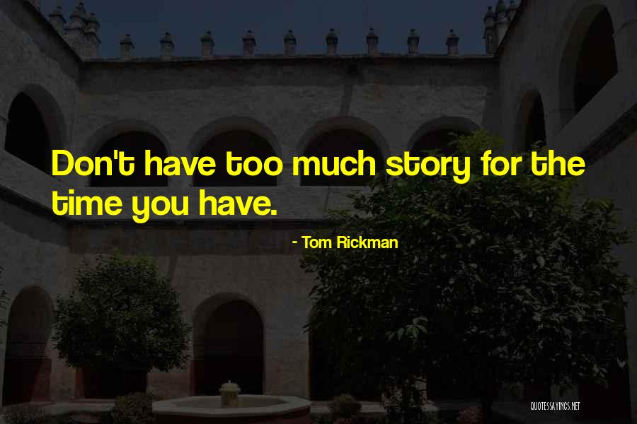Scotian Distribution Quotes By Tom Rickman