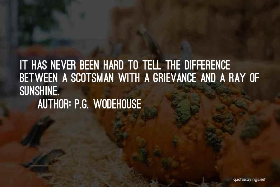 Scotsman Quotes By P.G. Wodehouse