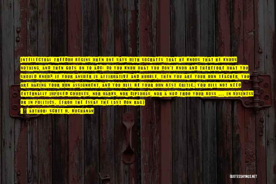 Scott M. Buchanan Quotes 1633966 Scott M. Buchanan Quotes 1633966