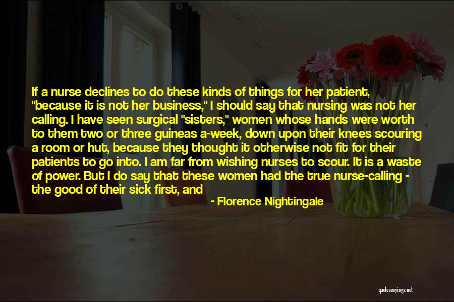 Scouring Quotes By Florence Nightingale