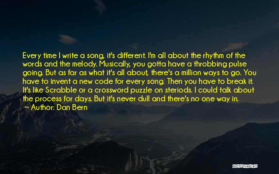 Scrabble Words Quotes By Dan Bern
