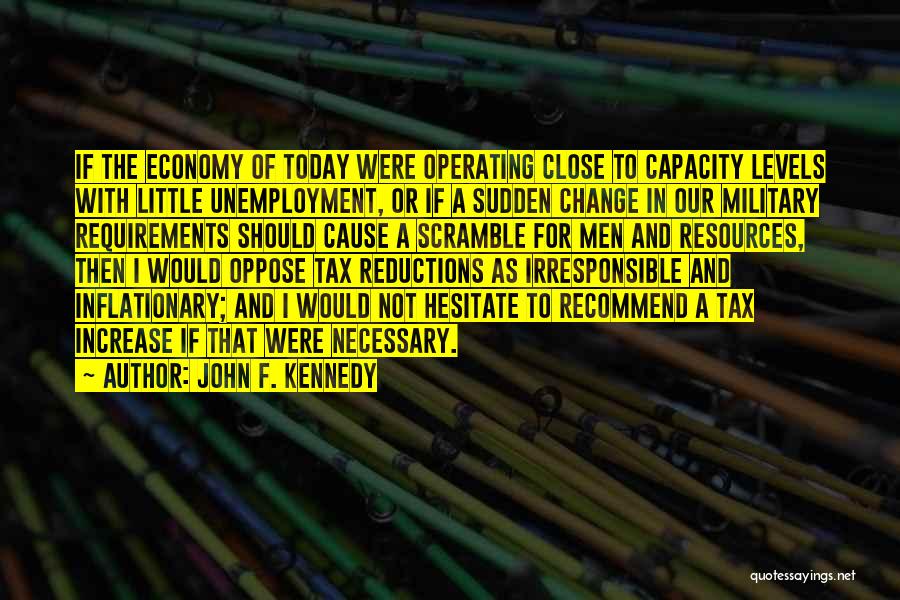 Scramble Quotes By John F. Kennedy