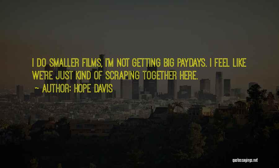 Scraping Quotes By Hope Davis