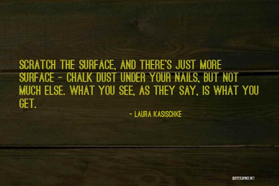 Scratch The Surface Quotes By Laura Kasischke Scratch The Surface Quotes By Laura Kasischke