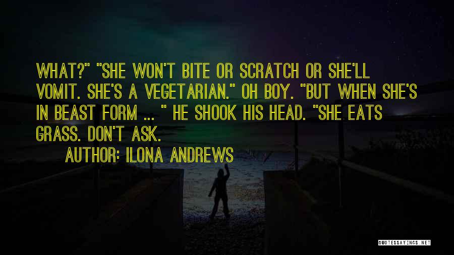 Scratch Your Head Quotes By Ilona Andrews