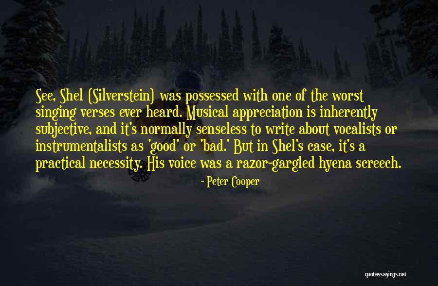 Screech Quotes By Peter Cooper Screech Quotes By Peter Cooper