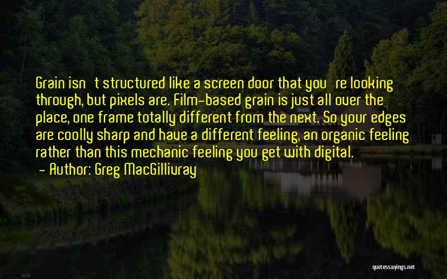 Screen Door Quotes By Greg MacGillivray
